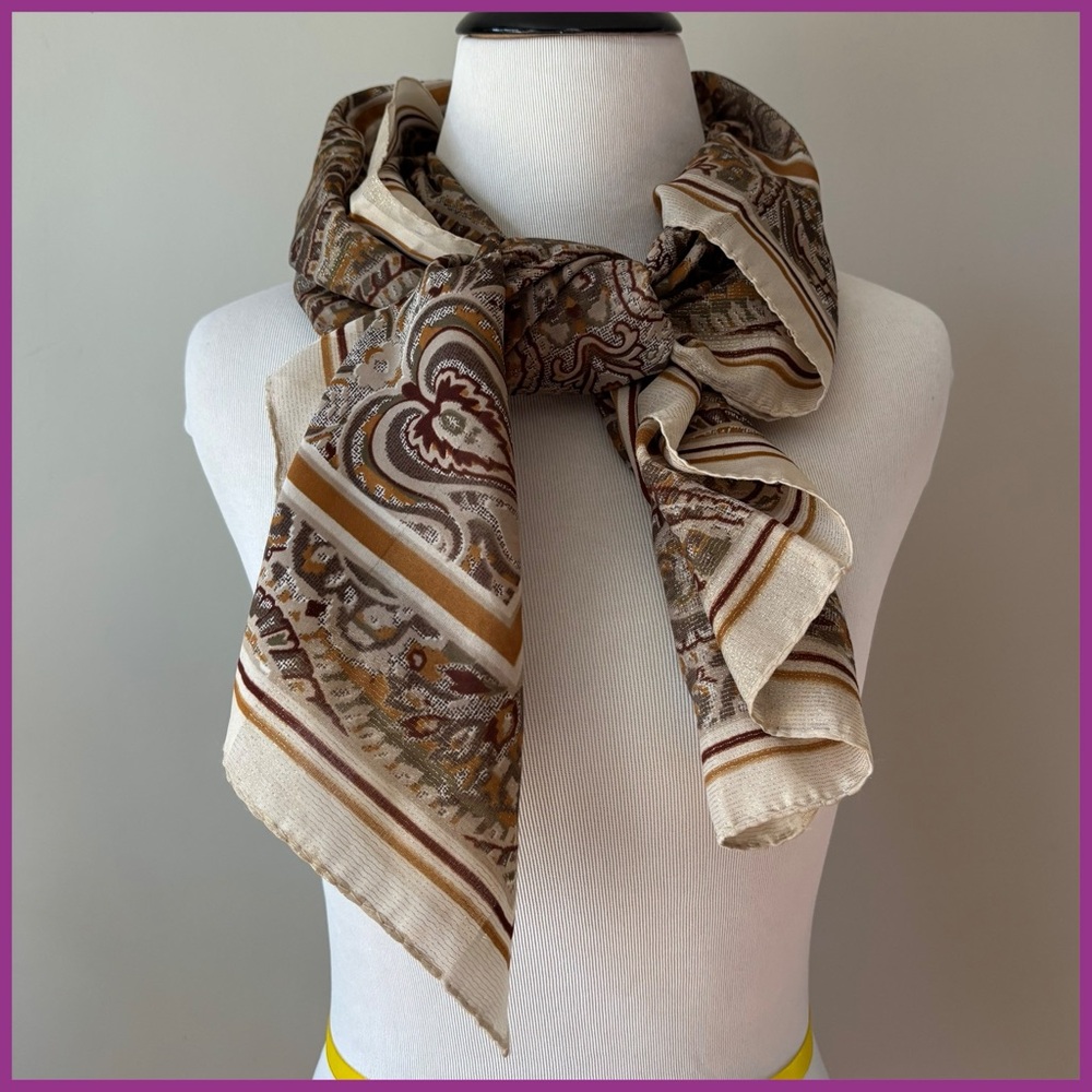 Patterned Scarf - Picture 1 of 3